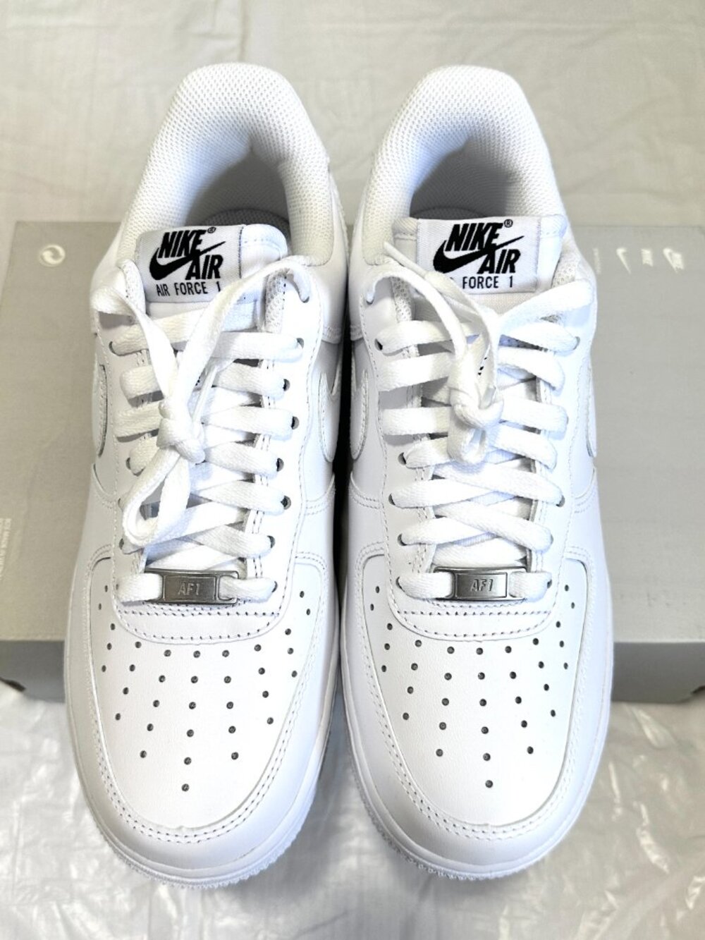 NEW Nike Air Force 1 Low White DD8959-100 Women's Size 9 Athletic (BOX NO LID)